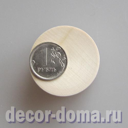 Барабан, 3,5 см, фигурка деревянная