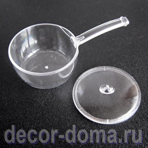 Прозрачный сотейник мини, 4,5 см Прозрачный сотейник мини, 4,5 см