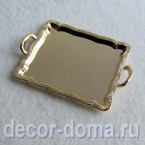 Сервиз роскошный мини, 10 предметов, металл, цвет золото Сервиз роскошный мини, 10 предметов, металл, цвет золото