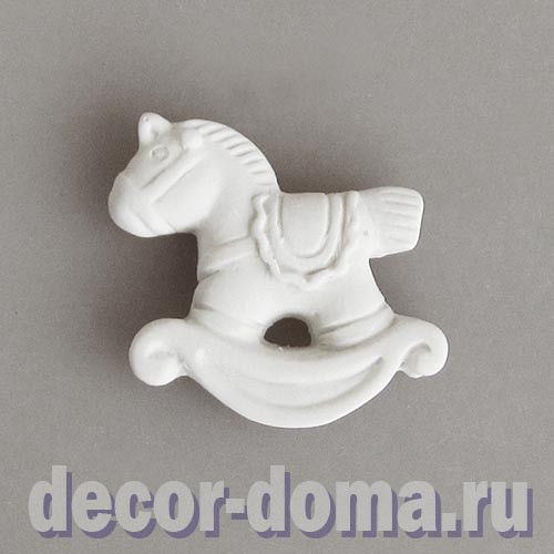 Лошадка-качалка, 3 см, плоская фигурка Лошадка-качалка, 3 см, плоская фигурка