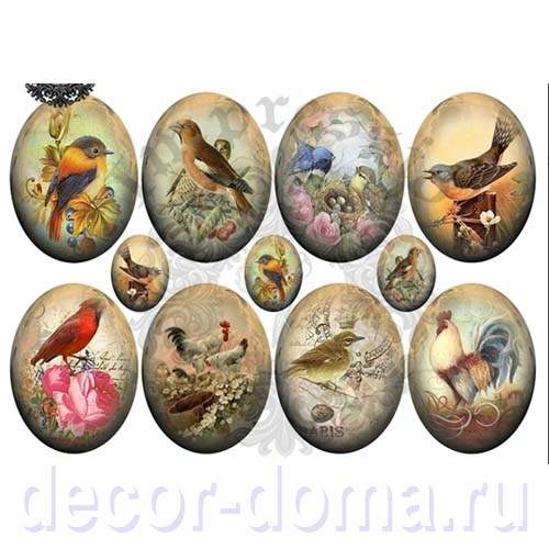 Новогодние Медальоны Декупаж Новогодние Медальоны Декупаж