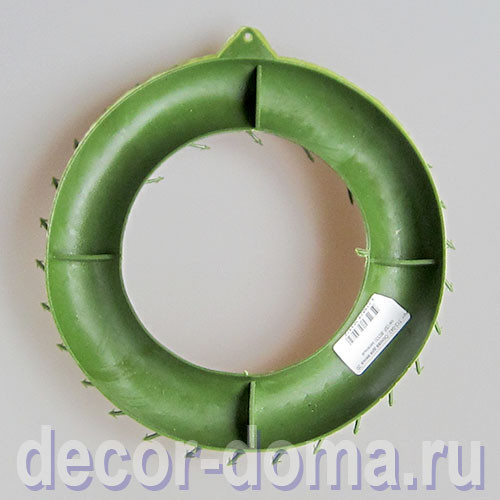 Основа для венка, 21 см, с подвесом, пластик