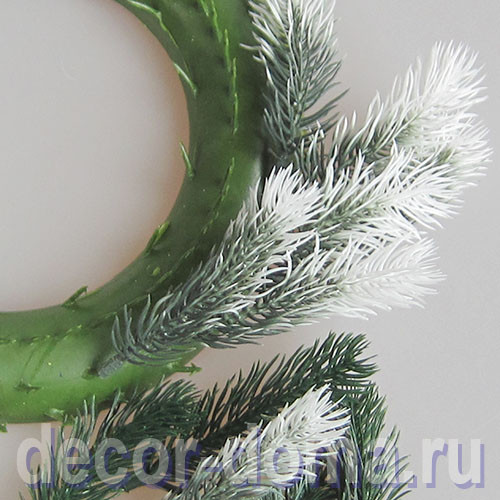 Основа для венка, 21 см, с подвесом, пластик