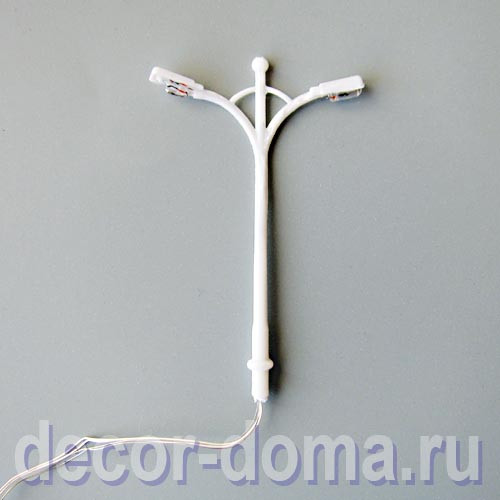 Фонарь современный мини, светящийся, 7,5 см, двойной, цвет белый Фонарь современный мини, светящийся, 7,5 см, двойной, цвет белый