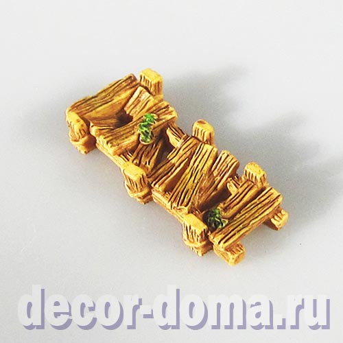 Мостик старый, миниатюра, 5,5х2,2 см