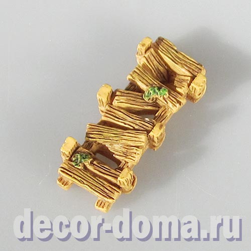 Мостик старый, миниатюра, 5,5х2,2 см