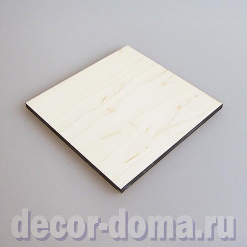 Плитка, 10 х 10 см, подставка, фанерная
