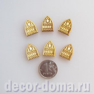 Дверь микро, готическая, фигурка из фанеры, 1,2х1,7 см, 6 шт. Дверь микро, готическая, фигурка из фанеры, 1,2х1,7 см, 6 шт.