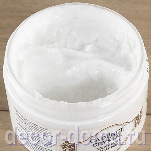 Эффект инея, паста кристаллическая, Cadence, CRYSTAL RELIEF PASTE, 150 мл