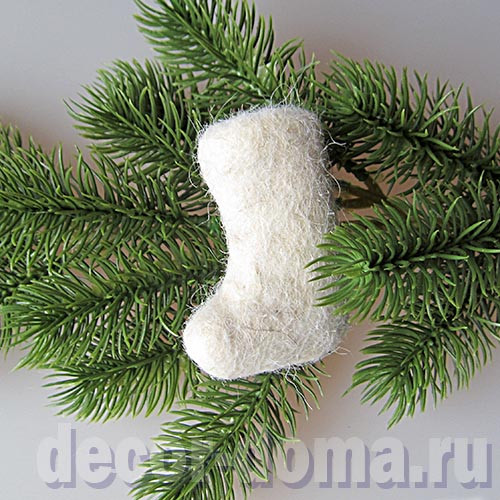 Валенки мини, пара, 7 см Валенки мини, пара, 7 см