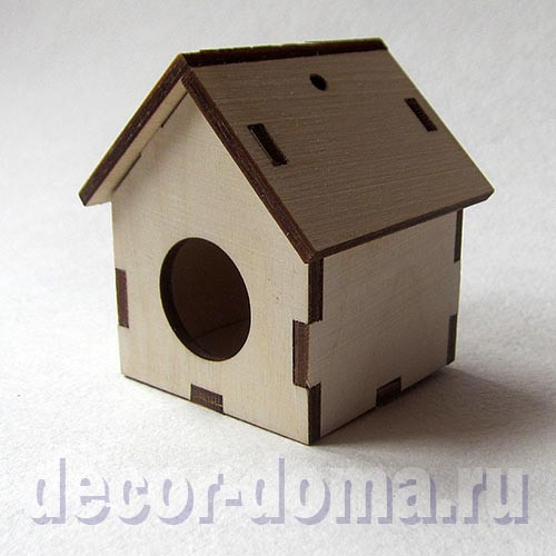Будка для собаки, 5 см, игрушечная, миниатюрная Будка для собаки, 5 см, игрушечная, миниатюрная