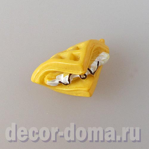 Вафельный конверт с кремом мини, 2,5 см