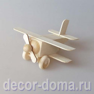 Самолёт, кукурузник, игрушка деревянная, 18 см Самолёт, кукурузник, игрушка деревянная, 18 см