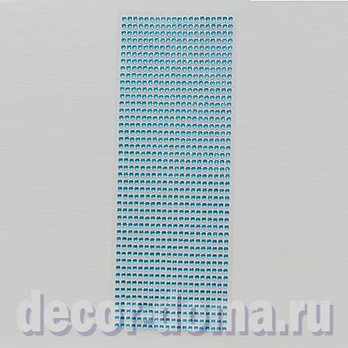 Стразы клеевые, 4 мм, полоски, голубые, 880 шт. Стразы клеевые, 4 мм, полоски, голубые, 880 шт.