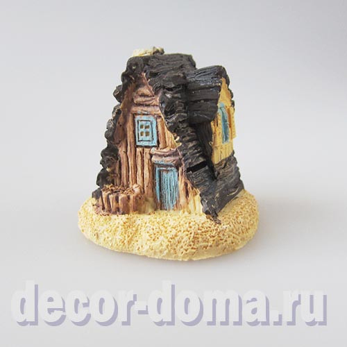Избушка-шалаш, домик мини, 4 см Избушка-шалаш, домик мини, 4 см