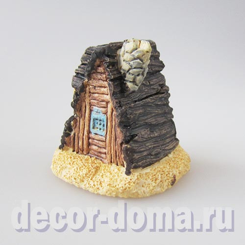 Избушка-шалаш, домик мини, 4 см Избушка-шалаш, домик мини, 4 см