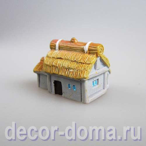Бунгало микро, с тростниковой крышей, 3,5 см Бунгало микро, с тростниковой крышей, 3,5 см