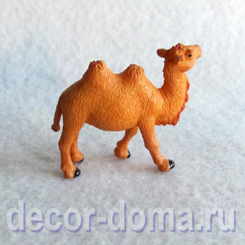 Верблюд, миниатюрная фигурка, 4 см Верблюд, миниатюрная фигурка, 4 см