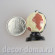 Глобус, кукольная миниатюра, 2,8 см Глобус, кукольная миниатюра, 2,8 см