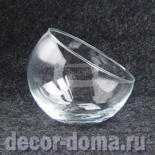 Ваза для флорариума, стекло, 12 см