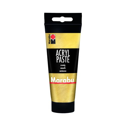 Акриловая паста структурная Marabu Acryl Paste, цвет 084 золото, 100 мл