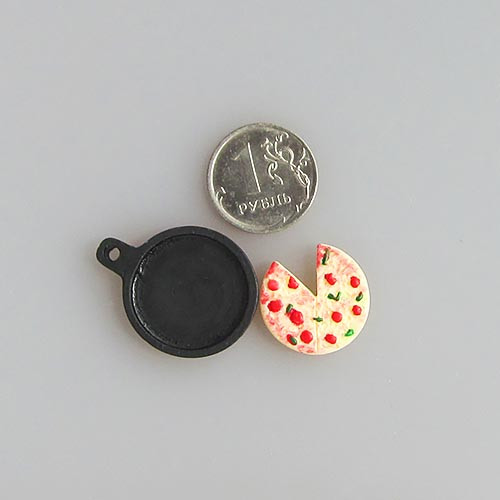 Пицца на сковородке мини, 2,5 см