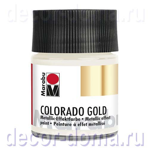 Краска Marabu Colorado Gold, 50 мл, цвет 781 серебро античное Краска Marabu Colorado Gold, 50 мл, цвет 781 серебро античное