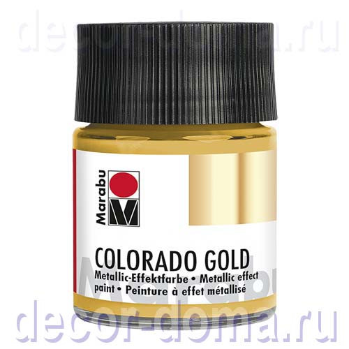 Краска Marabu Colorado Gold, 50 мл, цвет 784 золото Краска Marabu Colorado Gold, 50 мл, цвет 784 золото
