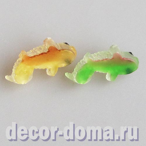 Рыбки полупрозрачные, 3 см, фигурки миниатюрные, 2 шт. Рыбки полупрозрачные, 3 см, фигурки миниатюрные, 2 шт.