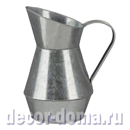 Заготовка для декора металлическая, кувшин 21 х 17,5 х 8 см