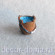 Ведёрко старинное с водой микро, 1,5 см