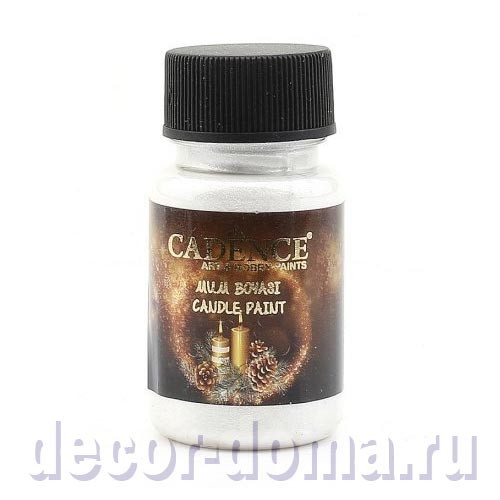 Краска для свечей Cadence Candle Paint, 50 мл, цвет 2152 перламутр Краска для свечей Cadence Candle Paint, 50 мл, цвет 2152 перламутр