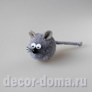 Мышка-пушистик, 3 см