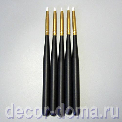 Кисти, стеки силиконовые, 3 мм, 5 шт. Кисти, стеки силиконовые, 3 мм, 5 шт.