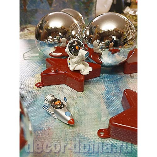 Космонавт, фигурка миниатюрная, 4,5 см