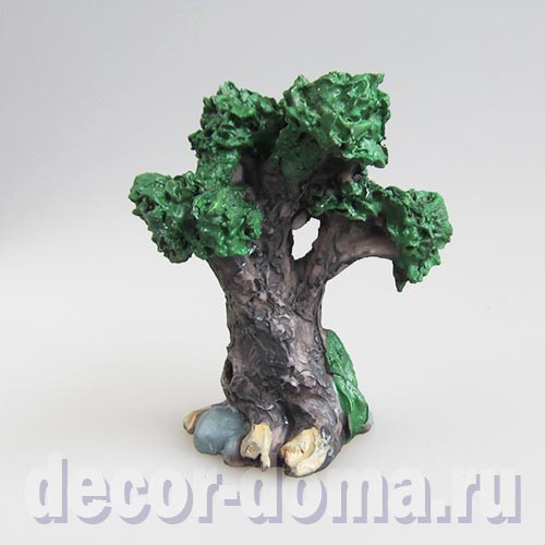 Дуб, дерево мини, 7 см, фигурка из полистоуна
