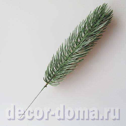 Ветка еловая пушистая, 24 см, 10 шт. Ветка еловая пушистая, 24 см, 10 шт.