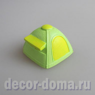 Палатка туристическая, кукольная миниатюра, 3,5 см