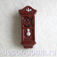 Часы настенные старинные мини, 3,5 см Часы настенные старинные мини, 3,5 см