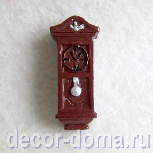Часы настенные старинные мини, 3,5 см