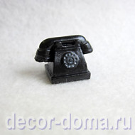 Телефон старинный микро, 2,5 см