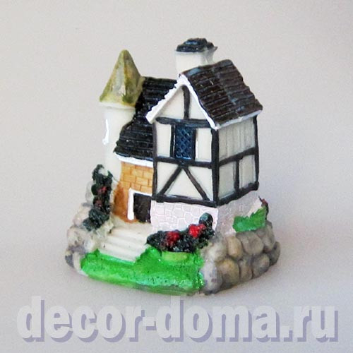 Коттедж в стиле фахверк, 7 см, полистоун Коттедж в стиле фахверк, 7 см, полистоун